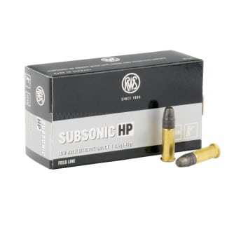Náboj .22LR Subsonic HP RWS  2,6g/40gr - 50ks
