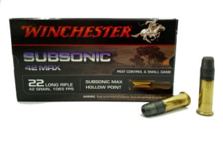 Náboj .22LR Winchester Subsonic 2,72g - 50ks
