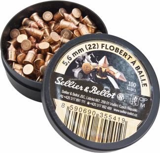 Náboje Flobert 5,6 mm (22) - špičaté - 100ks