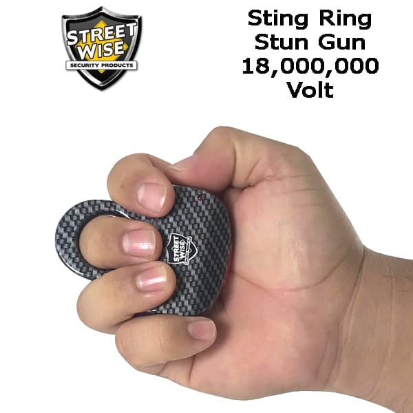 STING RING RECHARGEABLE STUN GUN For Personal Safety - YouTube