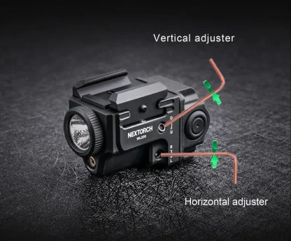 Taktická svítilna NEXTORCH WL22G Dobíjecí s railem - 650 lm, zelený laser - Obrázek 10