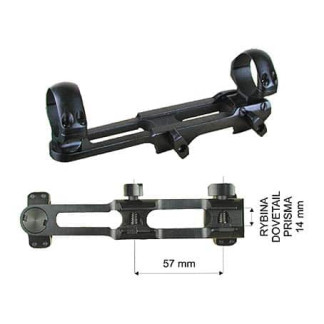 Montáž CZ 584 , 30mm,  rybina 14 mm