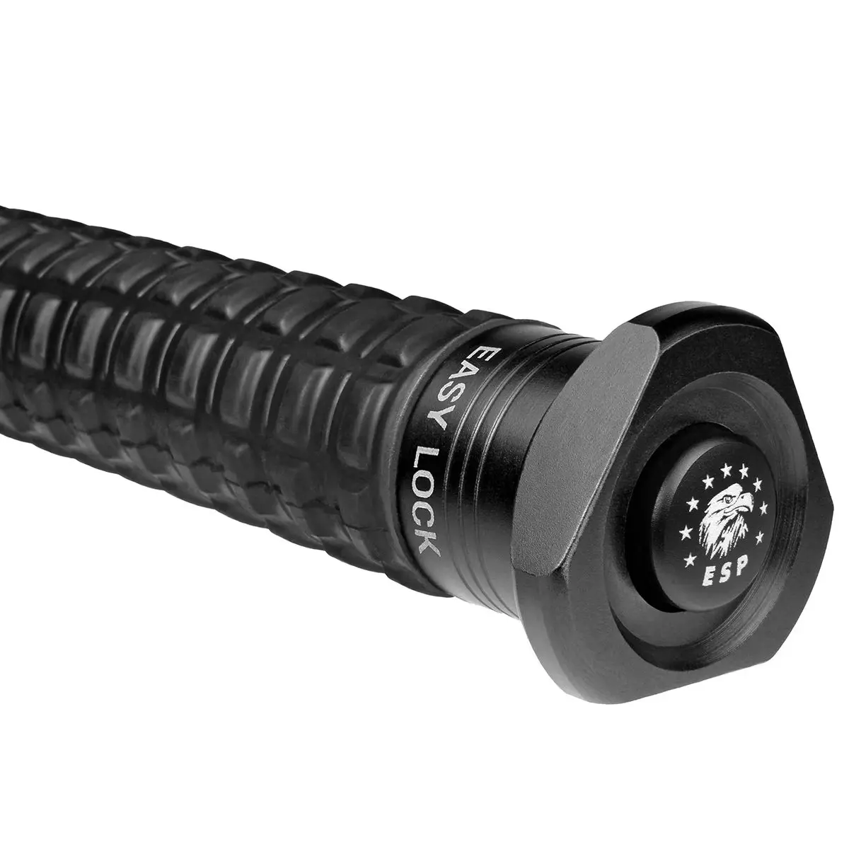 Teleskopický obušek 18" kalený, Easy Lock, Triangle - černý - Obrázek 2