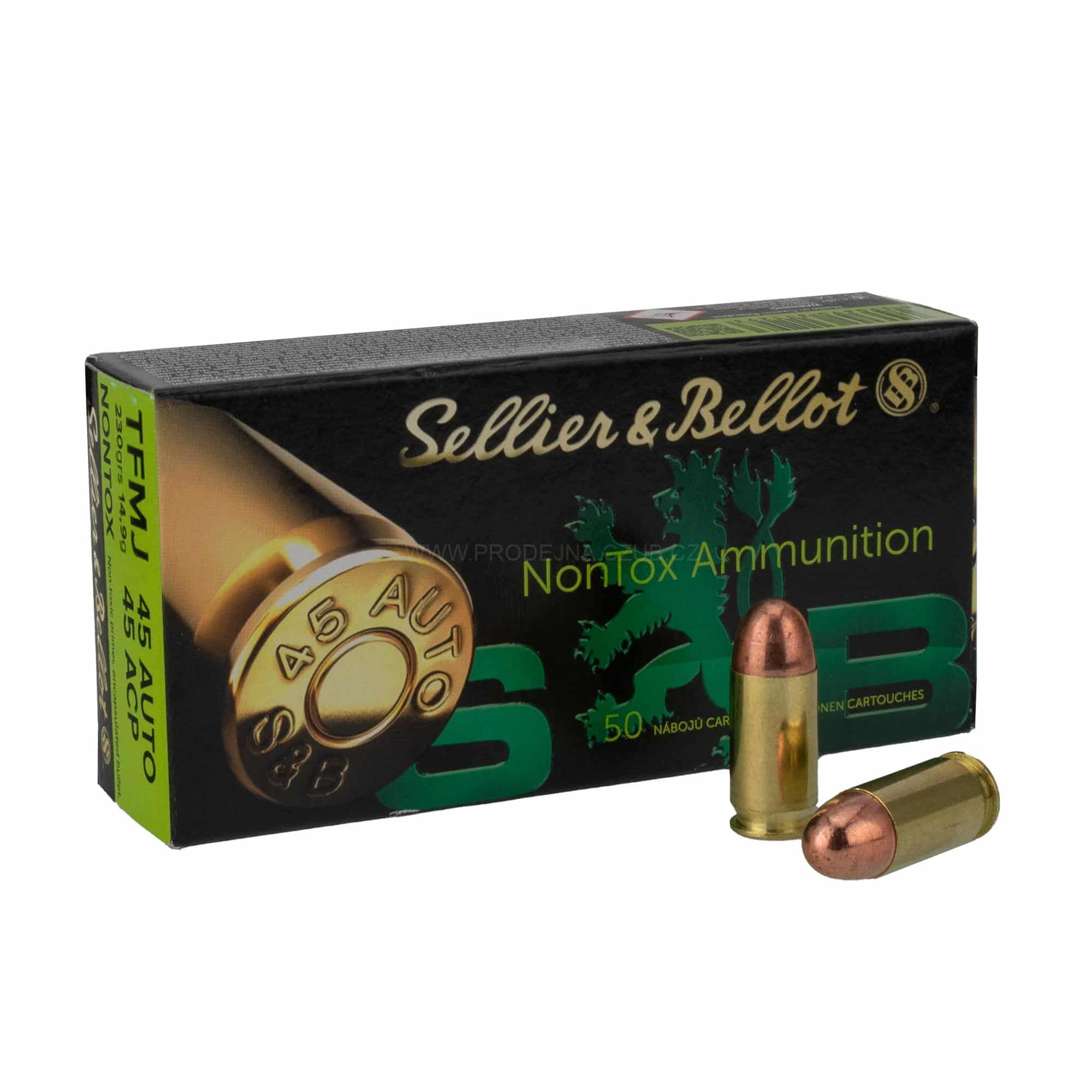 Náboj 45 Auto/45ACP TFMJ 14,9g (230gr) SB - 50ks