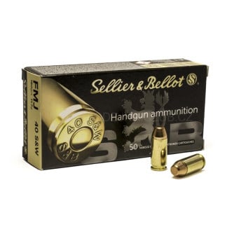 Náboj 40 S&W FMJ 11,7g (180gr) SB - 50ks