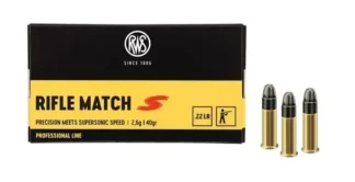 Náboj .22LR RWS Rifle Match/S 2,6g/40gr - 50ks