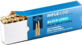 Náboj 8x51R Lebel FMJ BT 12,96g Prvi Partizan - 20ks